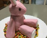 洋菓子細工☆うさぎのぬいぐるみケーキ作り方33写真
