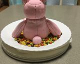 洋菓子細工☆うさぎのぬいぐるみケーキ作り方34写真