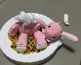 洋菓子細工☆うさぎのぬいぐるみケーキ作り方37写真