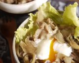 レンジで5分！きのこ豚丼作り方3写真