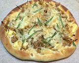 トマトソース無しのきんぴら風ピザ作り方5写真