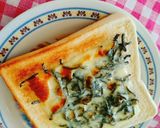 ✡塩こんぶちーずとーすと✡作り方5写真