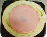 ベーグルのホットサンド☆クリチとハムトマ作り方4写真