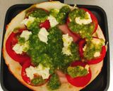 ベーグルのホットサンド☆クリチとハムトマ作り方7写真