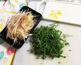 ササミとトロキュウのミョウガ和え作り方4写真
