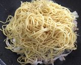 簡単！チーズオム焼きそば作り方4写真