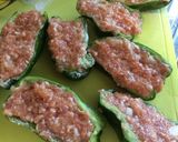 簡単にピーマンの肉詰め★2人分肉100g作り方3写真