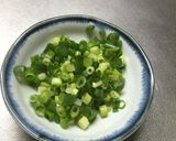 ネギマヨキムチうどん作り方1写真