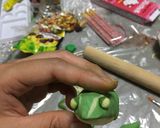 洋菓子細工☆蛙のレアチーズケーキ※グロ注作り方19写真