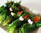 簡単☆ちくわと野菜の大葉巻き作り方5写真