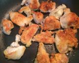こんがりチキンのピリ辛トマ玉炒め作り方5写真