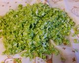 しそ透け透け餃子。作り方1写真