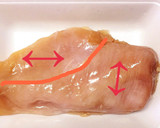 簡単節約☆レンジでしっとりやわらか蒸し鶏作り方1写真
