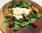 粒マスタード入りタルタルソースチキン南蛮作り方8写真