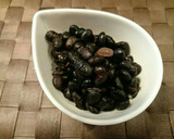 ☆黒豆茶出がらしで黒豆黒糖パン☆作り方1写真