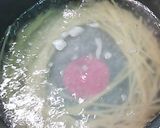 お刺身をパスタに♪作り方2写真