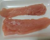ささみの梅肉しそ揚げ作り方1写真