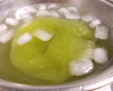 水出し緑茶で♡きなこがけ水まんじゅう風♡作り方4写真