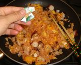 夏は生タコとパクチーで⭐エスニック炒飯作り方3写真