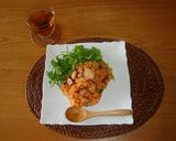夏は生タコとパクチーで⭐エスニック炒飯作り方4写真