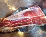 マグロのカマの炭火焼作り方1写真