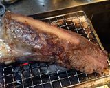 マグロのカマの炭火焼作り方2写真