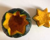 鍋・皿不要☆ちびかぼちゃのecoグラタン作り方4写真