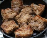 圧力鍋でトロ肉 ポークビンタル作り方6写真
