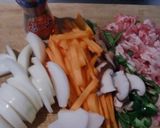 ごまらー油で、時短ボリューム焼きビーフン作り方2写真