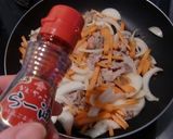 ごまらー油で、時短ボリューム焼きビーフン作り方3写真