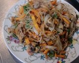 ごまらー油で、時短ボリューム焼きビーフン作り方6写真