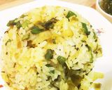 簡単ランチに＊胡麻薫る高菜チャーハン！作り方3写真