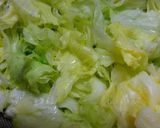 野菜たっぷり♪白菜とレタスの中華スープ♪作り方2写真