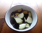 ナスとピーマンの甘みそ炒め♪作り方1写真