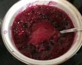 かき氷ブルーベリープレザーブスタイル作り方3写真