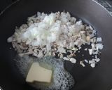 パン朝食にきのこのペペロンチーノのせ作り方2写真