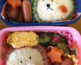 簡単キャラ弁☆くま作り方2写真
