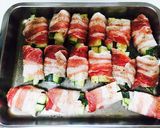 簡単♪ズッキーニと豚ばら肉巻き作り方2写真