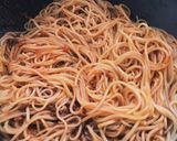 ハヤシソースのチーズ入りパスタ作り方2写真