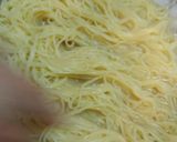 冷製パスタ♪いかの塩辛納豆カルボナーラ風作り方7写真