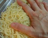 冷製パスタ♪いかの塩辛納豆カルボナーラ風作り方8写真