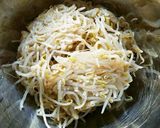 茹でて混ぜるだけ！本格的豆もやしナムル♡作り方2写真