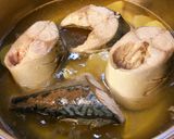 真サバで味噌煮。作り方2写真