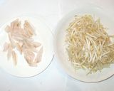 ワイルド炒め♪ヤゲン軟骨・もやし・唐辛子作り方1写真