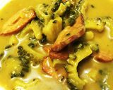 簡単ヘルシー！ ゴーヤとベーコンのカレー作り方11写真
