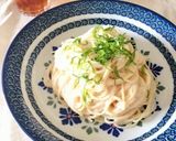 梅と豆腐の冷製クリームパスタ作り方9写真