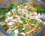 鶏ささみと豆苗の中華サラダ作り方4写真