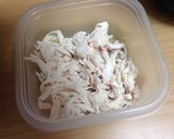 ゴーヤと鶏肉の塩昆布マヨサラダ作り方3写真