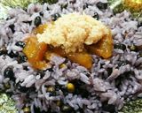 大人のおにぎらず、黒千石大豆と酢生姜。作り方1写真