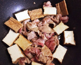 ☆厚揚げと豚肉☆甘辛炒め作り方3写真